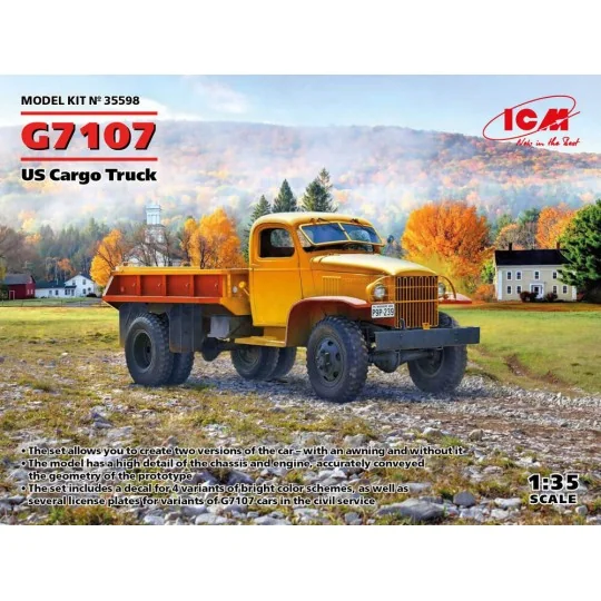 G7107, US Cargo Truck - ICM 35598