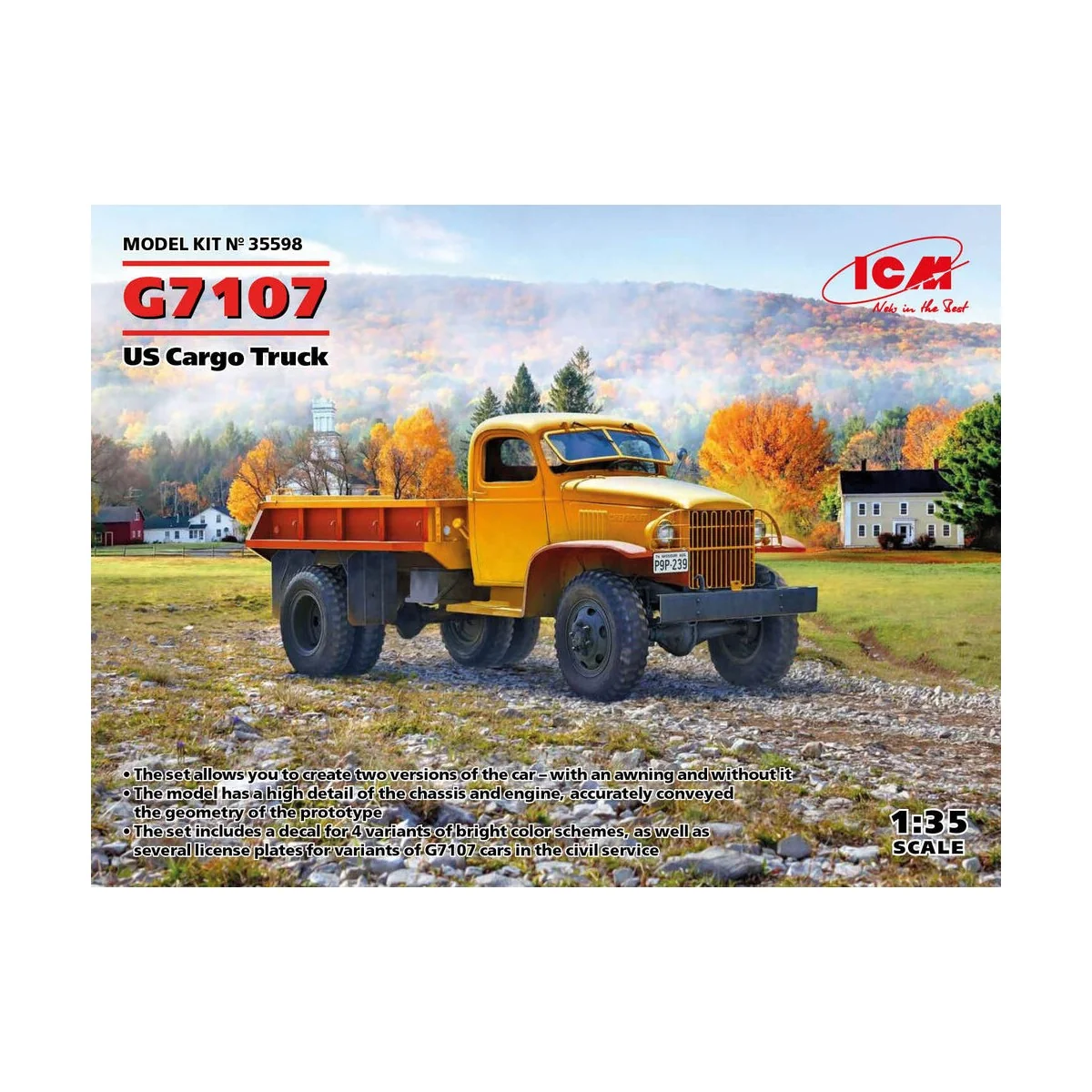 G7107, US Cargo Truck, 1/35 - ICM 35598 G7107, US Cargo Truck, 1/35 - ICM 35598