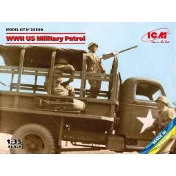 WWII US Military Patrol (G7107 with MG M1919A4), 1/35 - ICM 35599
