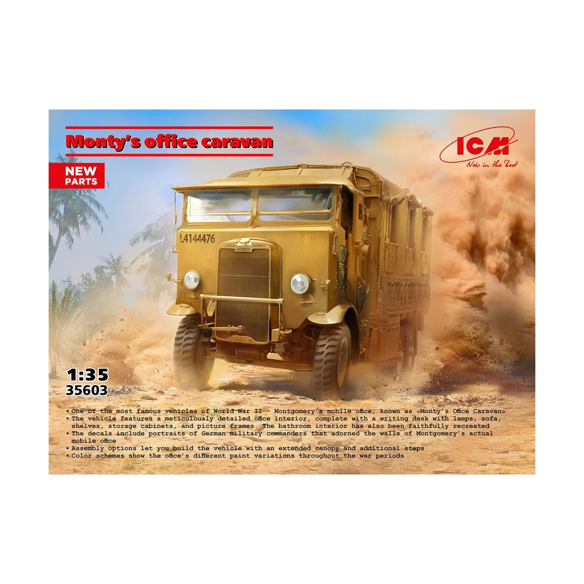 Sir Bernard Montgomery's Leyland Retriever - ICM 35603