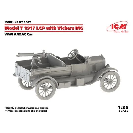 Model T 1917 LCP with Vickers MG, WWI ANZAC Car - ICM 35607