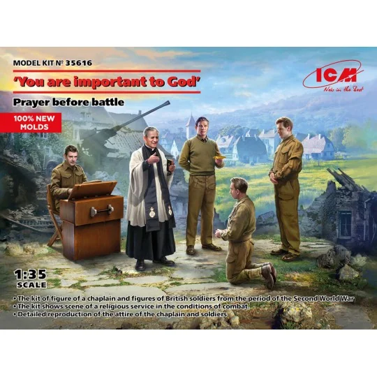 'You are important to God'. Prayer before battle (100% new molds) -...