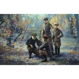 WWII Soviet Partisans (4 figures), 1/35 - ICM 35631