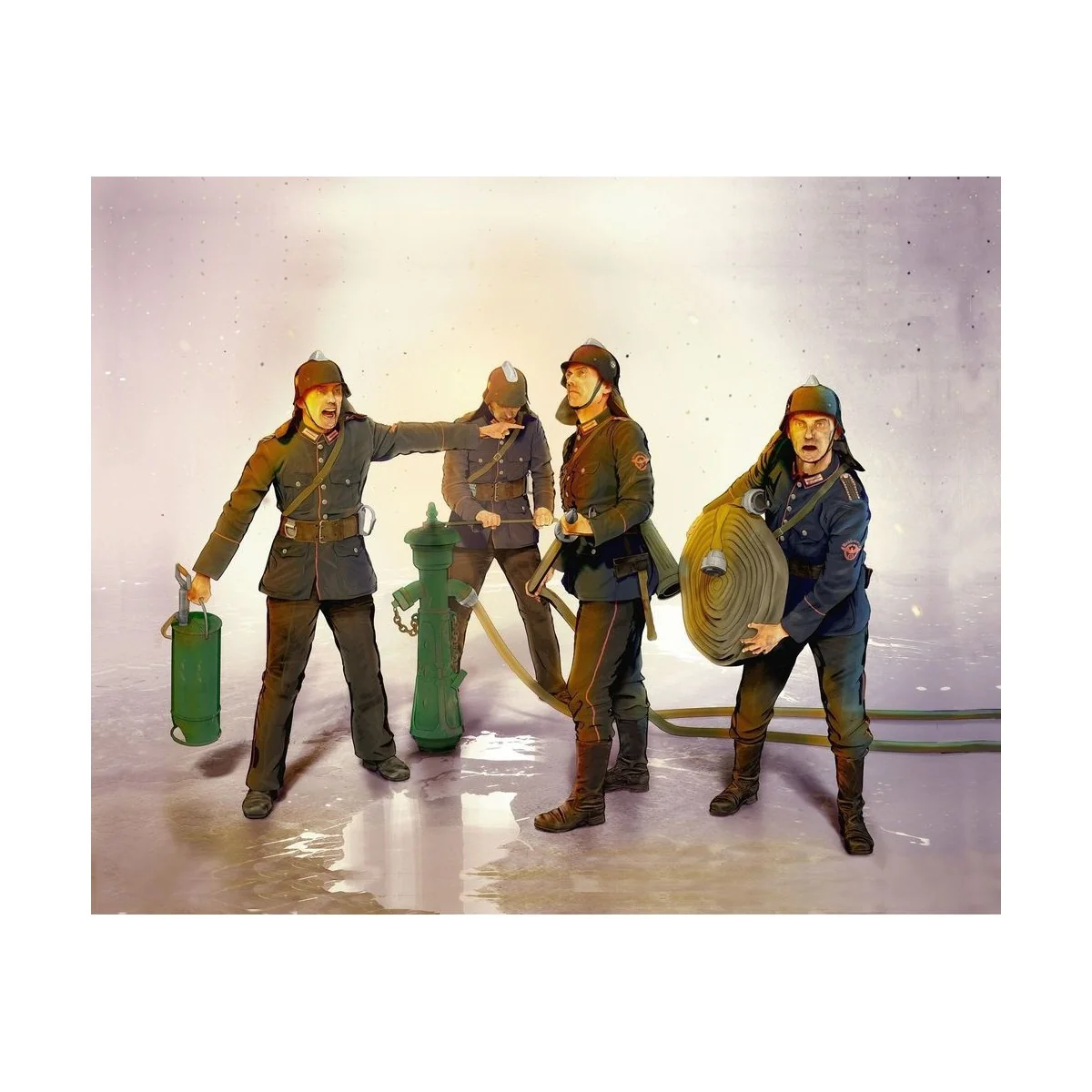 WWII German Firemen (4 figures) - ICM 35632