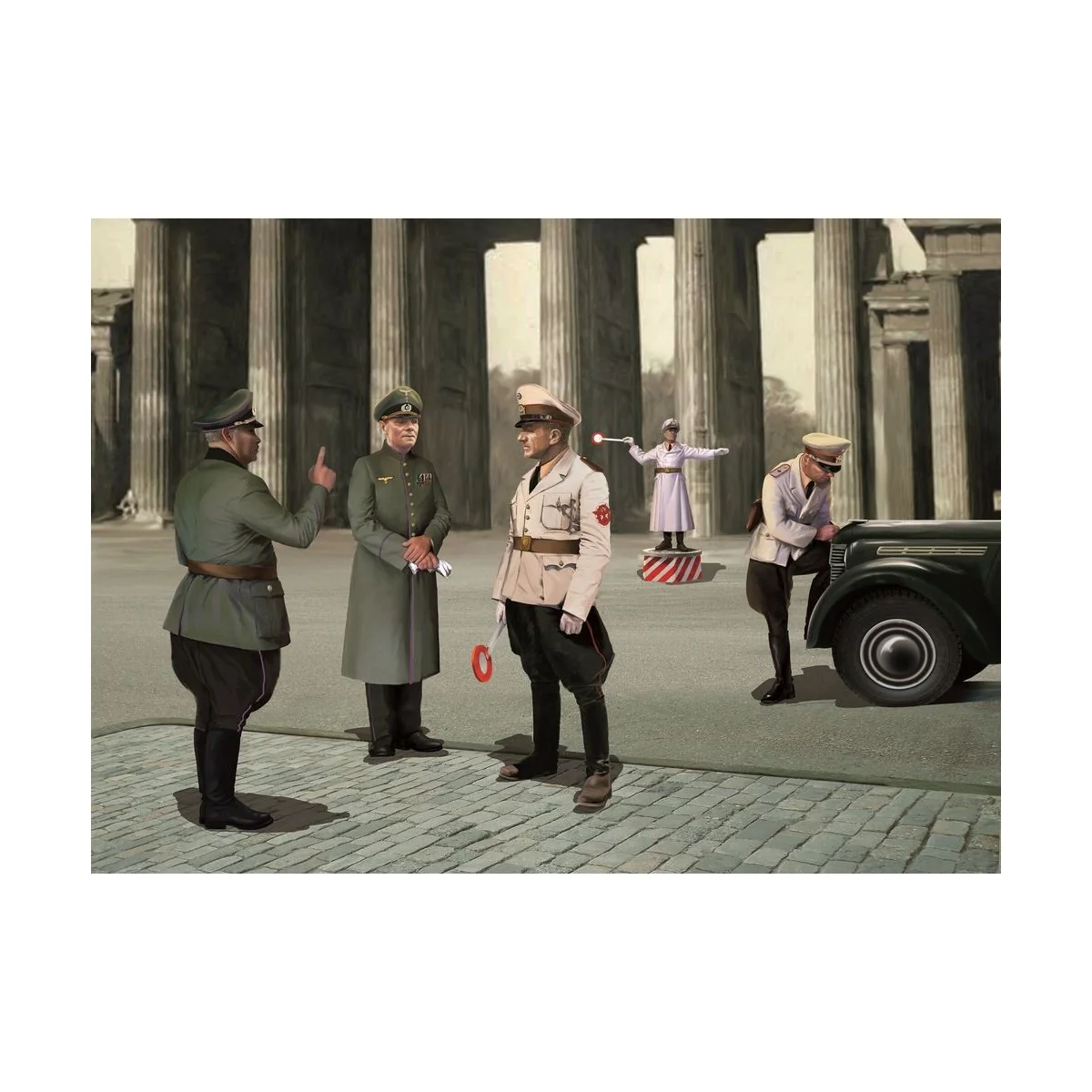 WWII German Road Police (5 figures) - ICM 35633