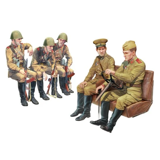 Soviet Army Servicemen (1979-1991), 1/35 - ICM 35636 Soviet Army Servicemen (1979-1991), 1/35 - ICM 35636