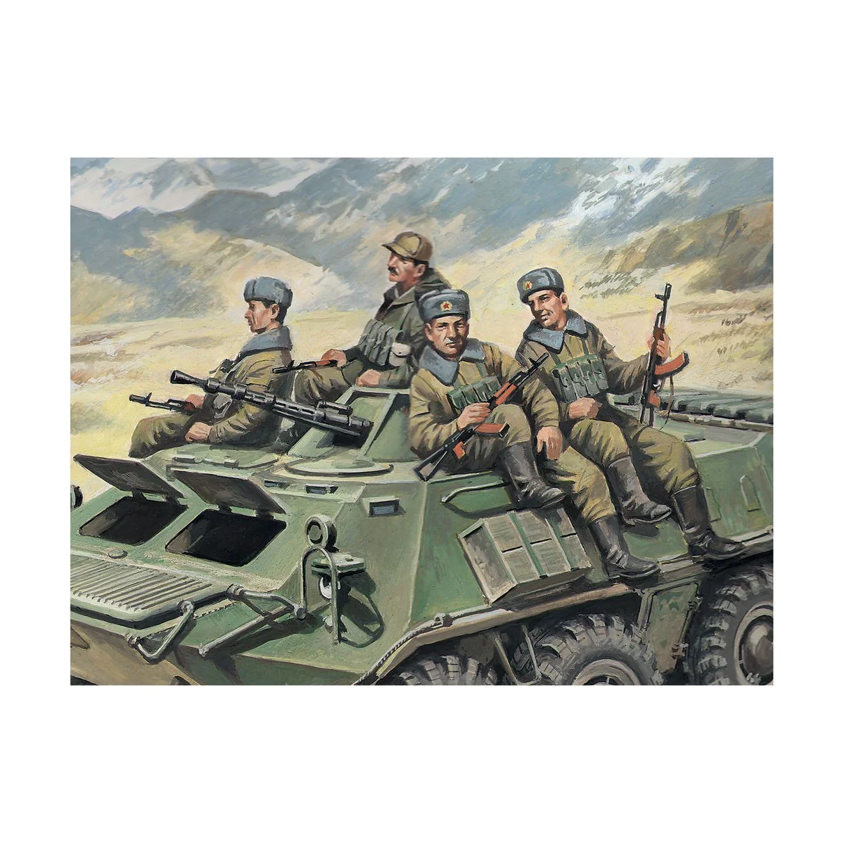 Soviet Armored Carrier Riders, 1/35 - ICM 35637