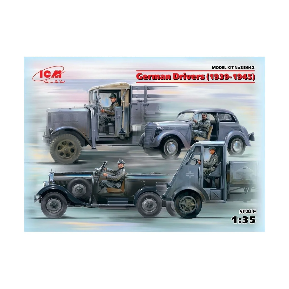 German Drivers(1939-1945)(4 Figures) - ICM 35642