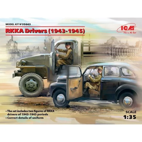 RKKA Drivers(1943-1945)(2 Figures) - ICM 35643