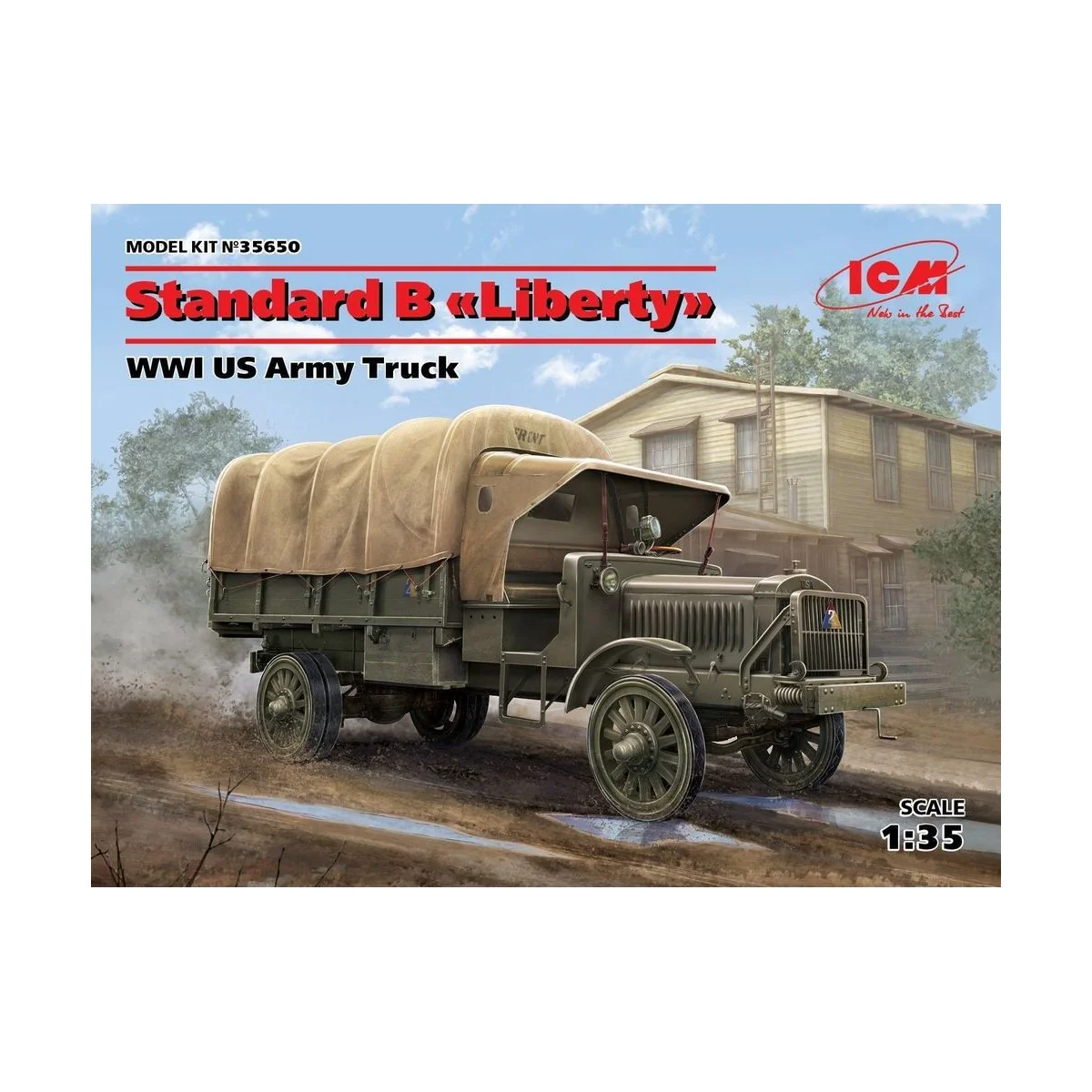 Standard B"Liberty", WWII US Army Truck, 1/35 - ICM 35650 Standard B"Liberty", WWII US Army Truck, 1/35 - ICM 35650