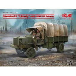 Standard B Liberty with WWI US Drivers, 1/35 - ICM 35653