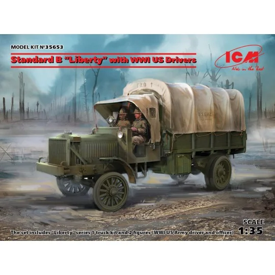 Standard B Liberty with WWI US Drivers - ICM 35653