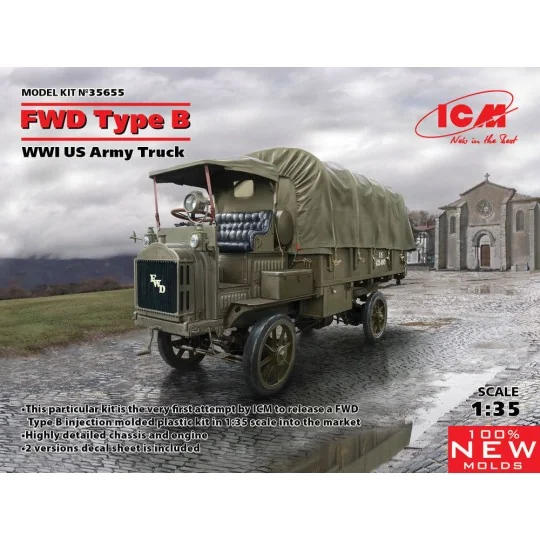 FWD Type B, WWI US Army Truck, 1/35 - ICM 35655