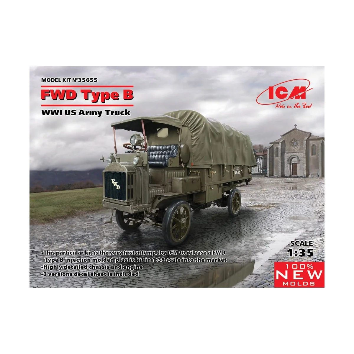 FWD Type B, WWI US Army Truck - ICM 35655