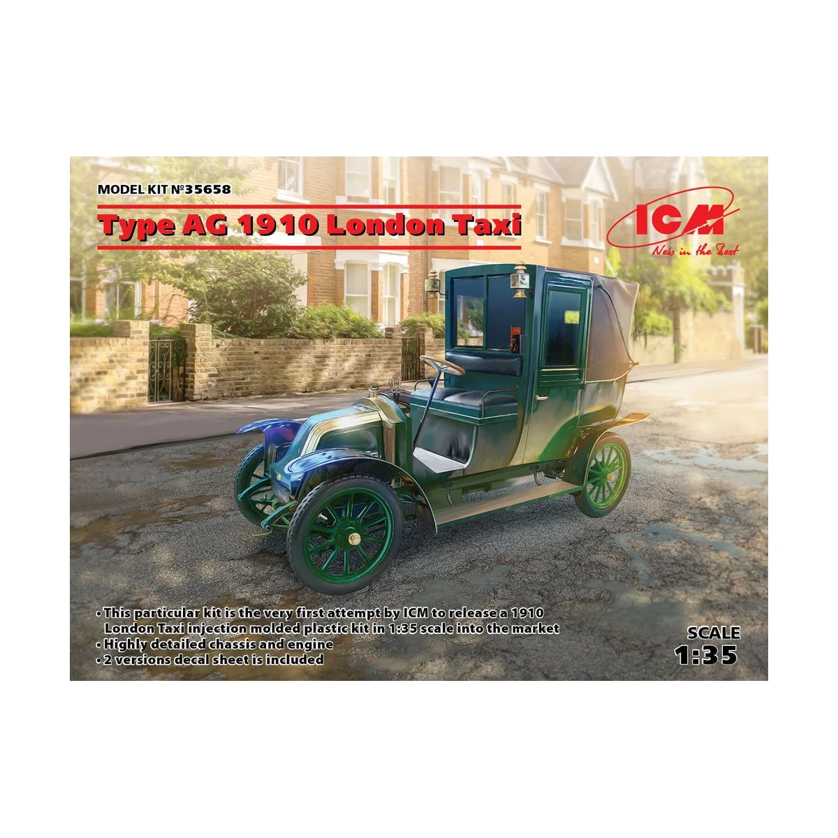 Type AG 1910 London Taxi, 1/35 - ICM 35658