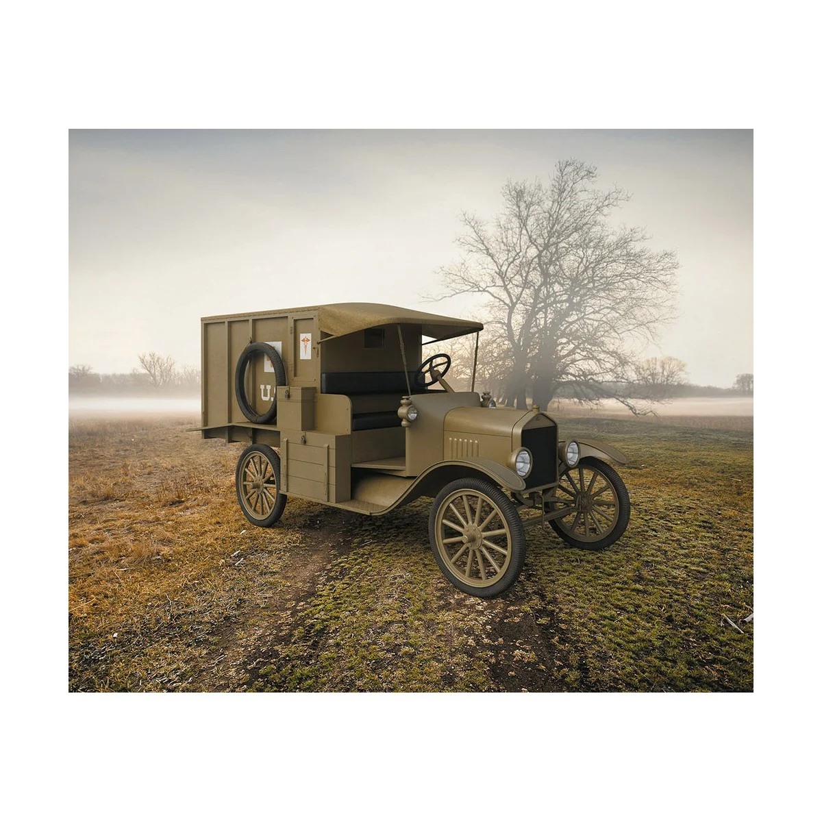 Model T 1917 Ambulance WWI American Car - ICM 35661