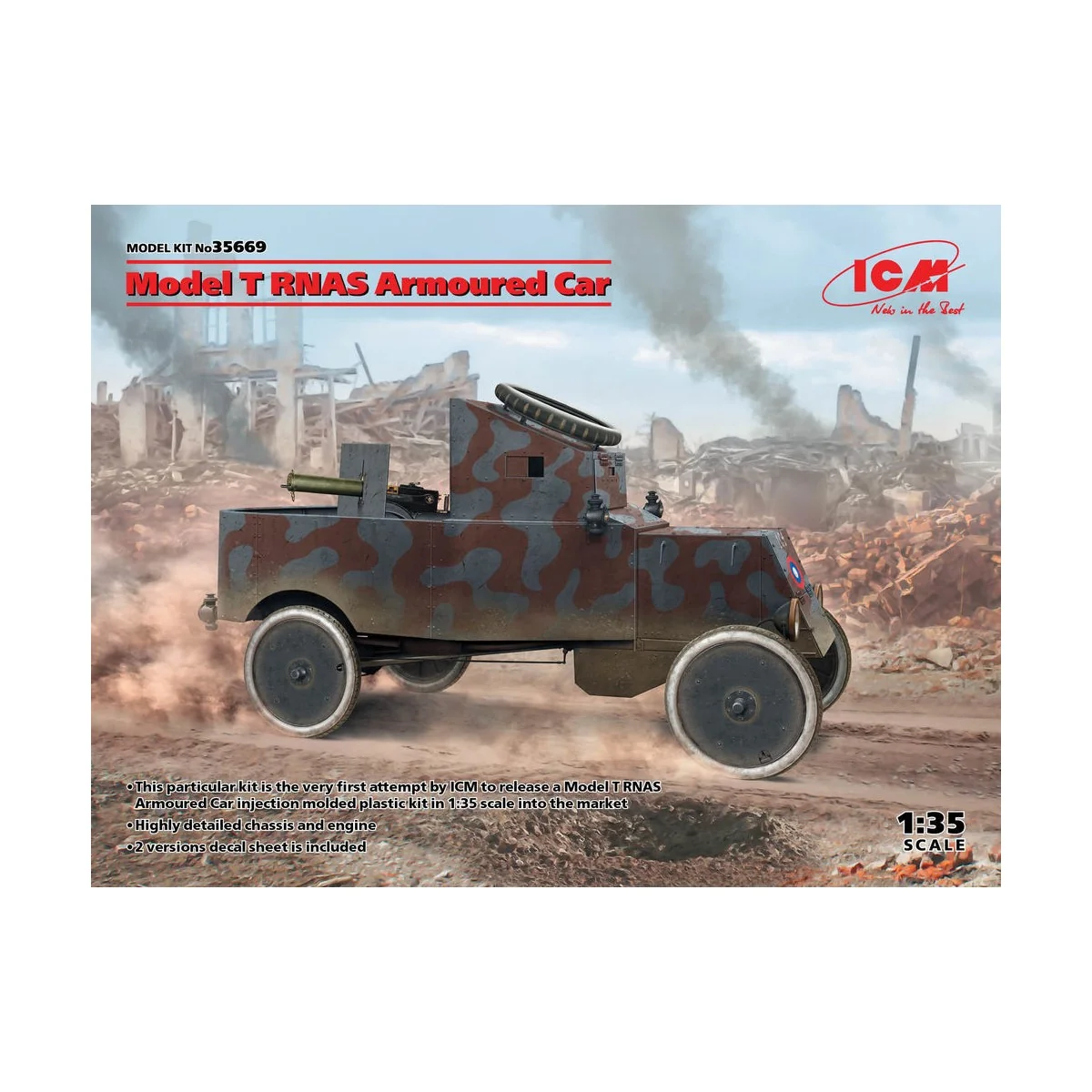 Model T RNAS Armoured Car, 1/35 - ICM 35669 Model T RNAS Armoured Car, 1/35 - ICM 35669