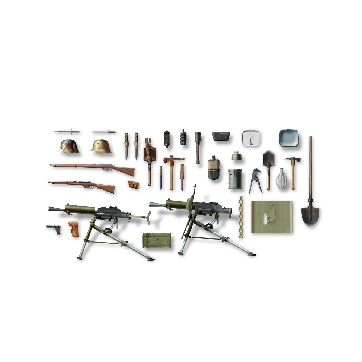 WWI Austro-Hungarian Infantry W&E, 1/35 - ICM 35671