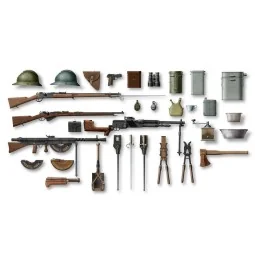 WWI French Infantry W&E, 1/35 - ICM 35681