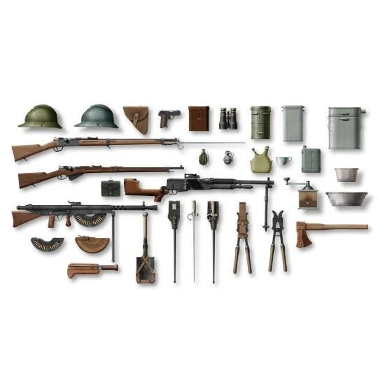 WWI French Infantry W&E - ICM 35681