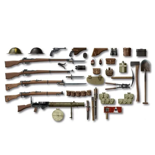 WWI British Infantry W&E, 1/35 - ICM 35683