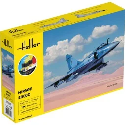 STARTER KIT Mirage 2000 C, 1/48 - Heller 56426