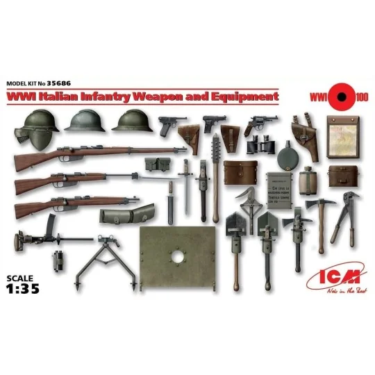 WWI Italian Infantry W&E - ICM 35686