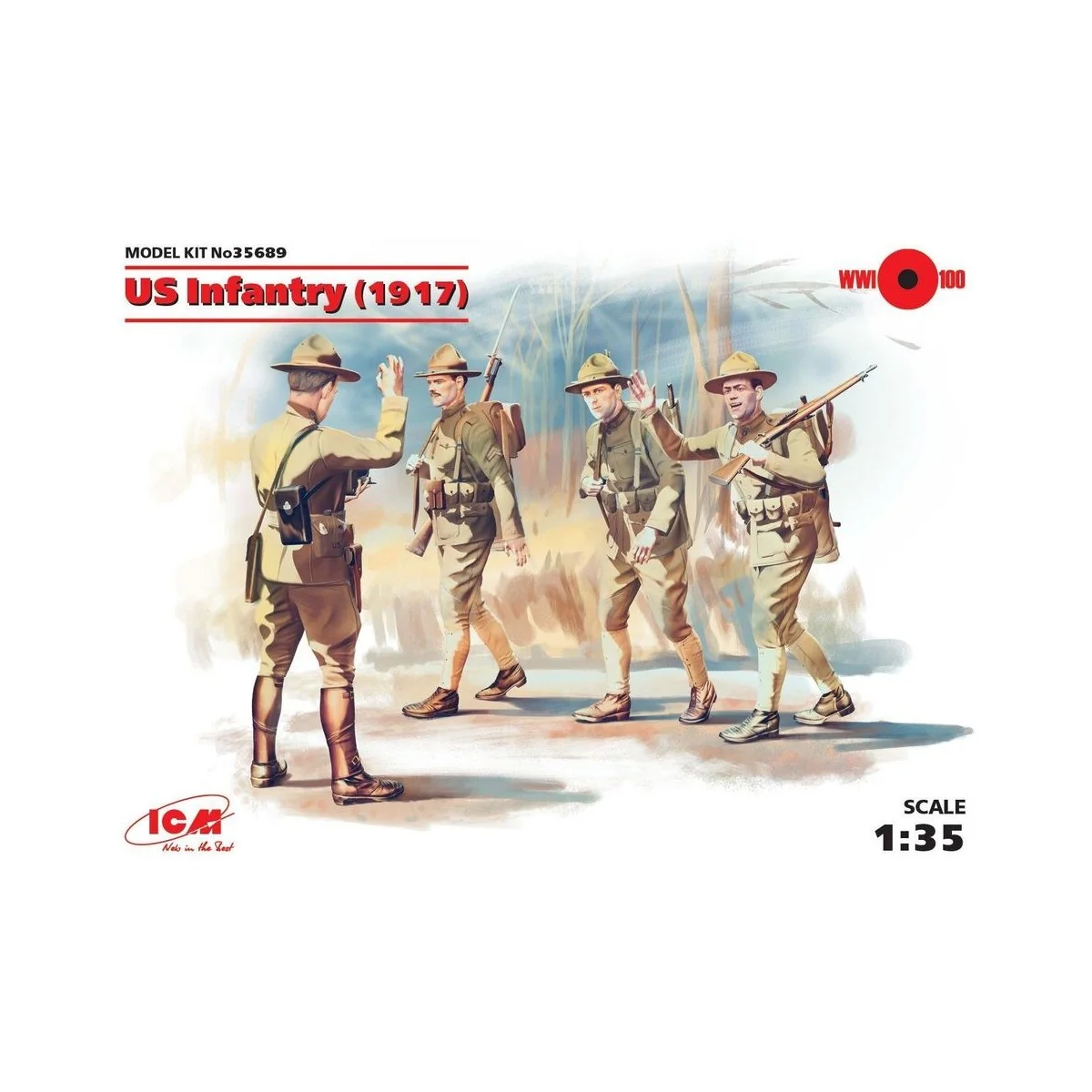 US Infantry 1917, 1/35 - ICM 35689