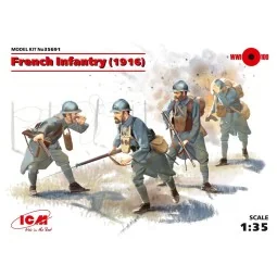 French Infantry 1916, 1/35 - ICM 35691