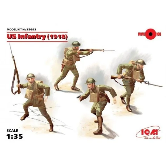 US Infantry 1918, 1/35 - ICM 35693