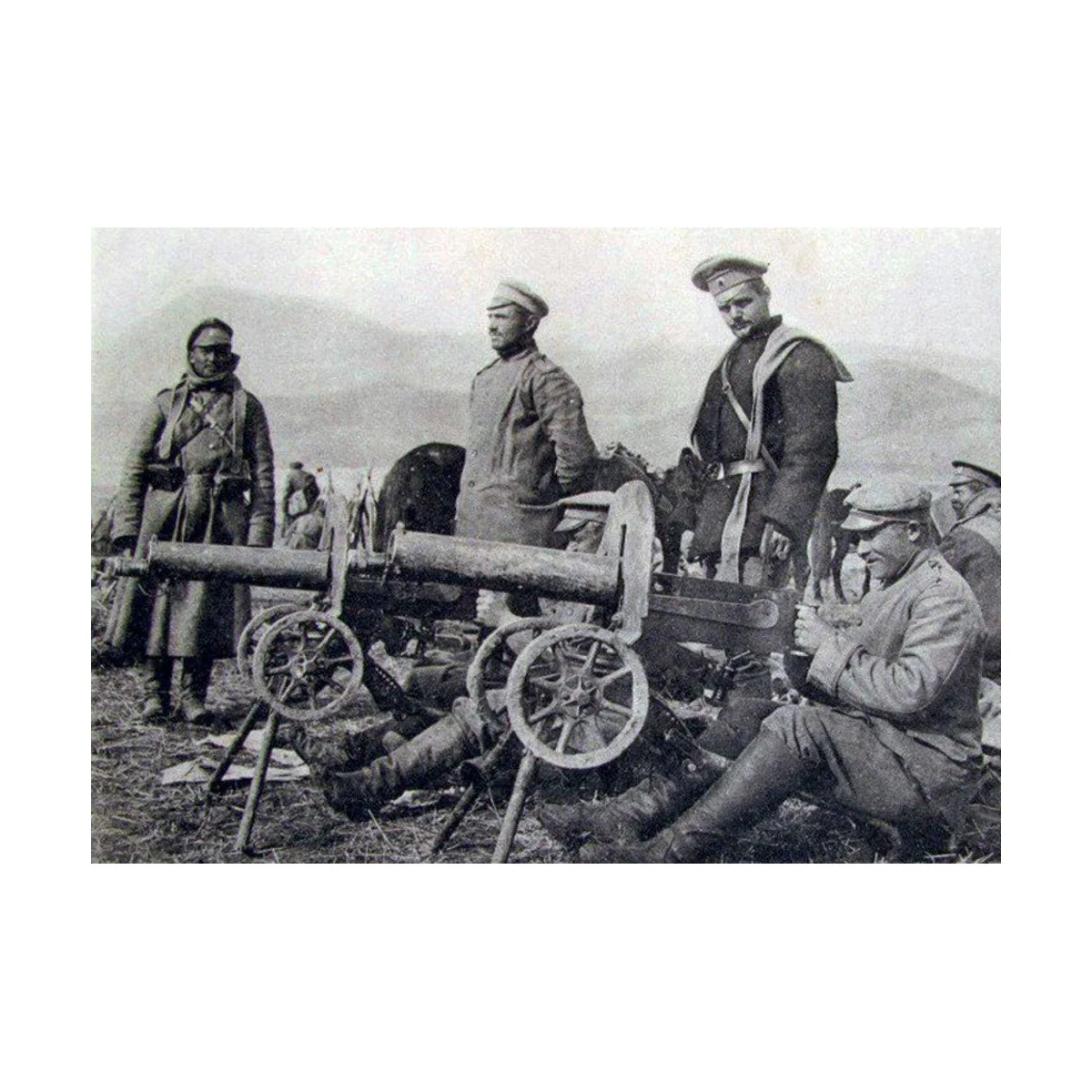 WWI Russian Maxim MG Team - ICM 35698