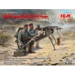 WWI German MG08 MG Team (2 figures), 1/35 - ICM 35711