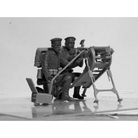 WWI German MG08 MG Team (2 figures) - ICM 35711
