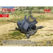 Flak 38, WWII German AA Gun (100% new molds) - ICM 35717