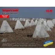 'Dragon's teeth', ?nti-tank Obstacles (100% new molds), 1/35 - ICM ...