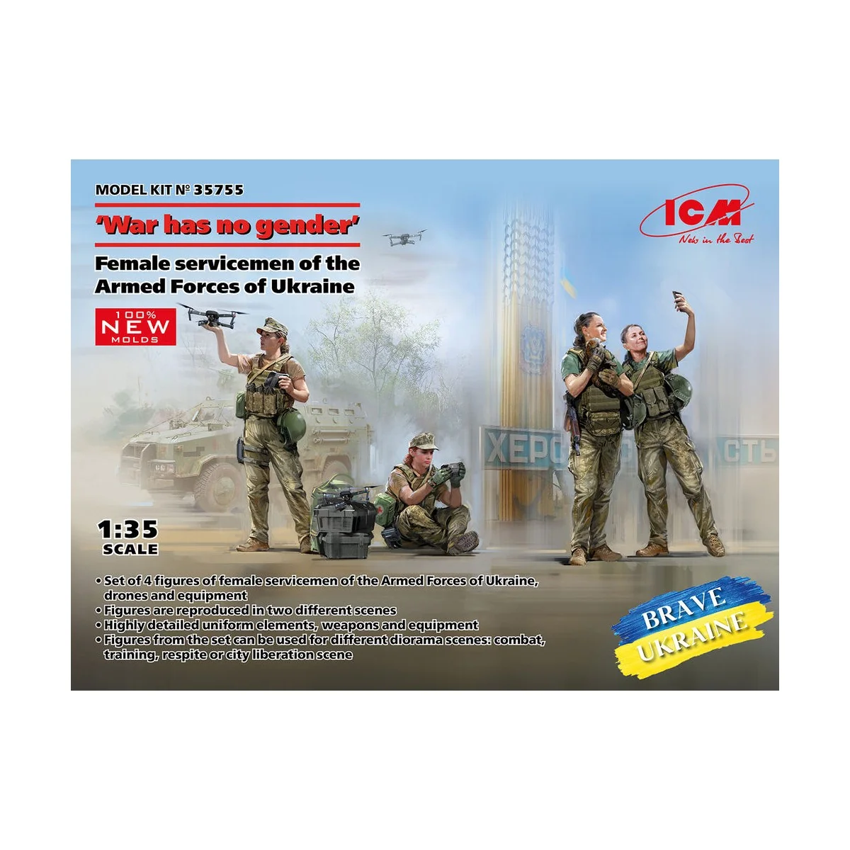 'War has no gender'. Female servicemen of the Armed Forces of Ukrai...