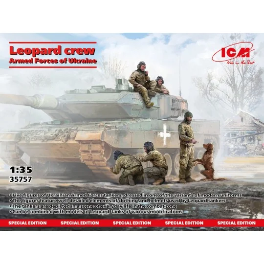 Leopard crew of the Armed Forces of Ukraine, 1/35 - ICM 35757