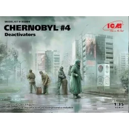 Chernobyl4. Deactivators (4 figures), 1/35 - ICM 35904