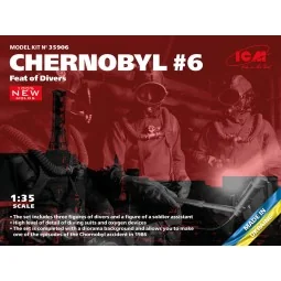 Chernobyl 6. Feat of Divers(3 figures) (100% new molds), 1/35 - ICM...