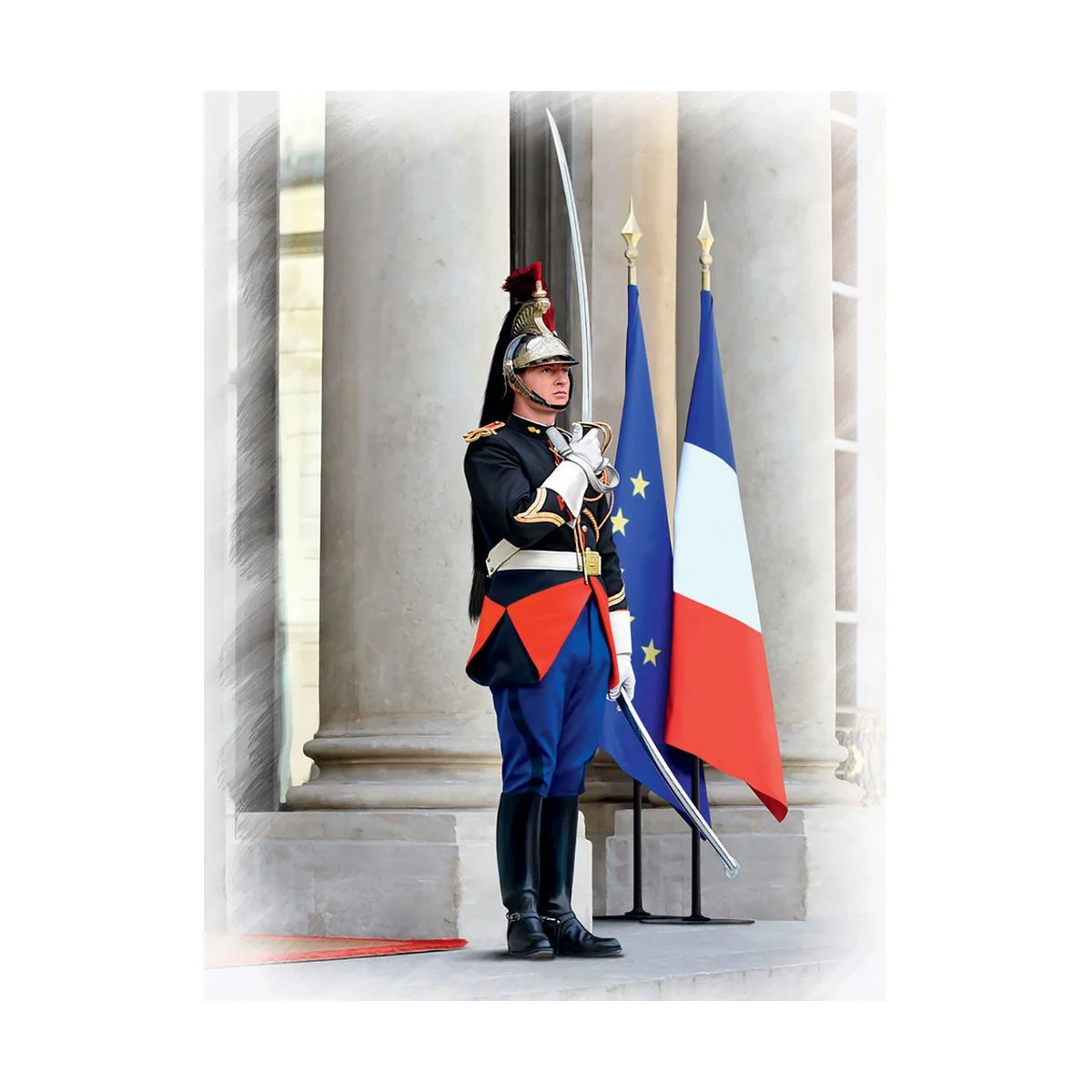 French Republican Guard Cavalry Regiment Corporal, 1/16 - ICM 16007