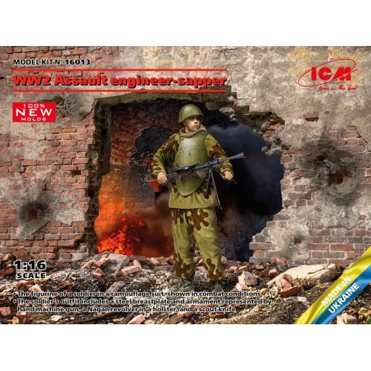 WW2 Soviet assault engineer-sapper, 1/16 - ICM 16013 WW2 Soviet assault engineer-sapper, 1/16 - ICM 16013