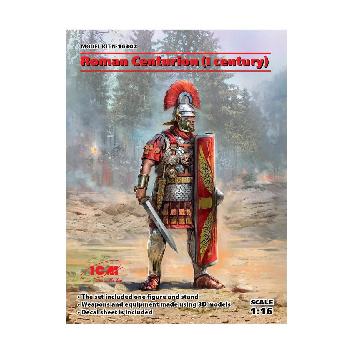 Roman Centurion (I century), 1/16 - ICM 16302