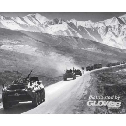 Afghan Motorcade (1979-1989)(URAL-375D, URAL-375A,ATZ-5-375,BTR60PB...