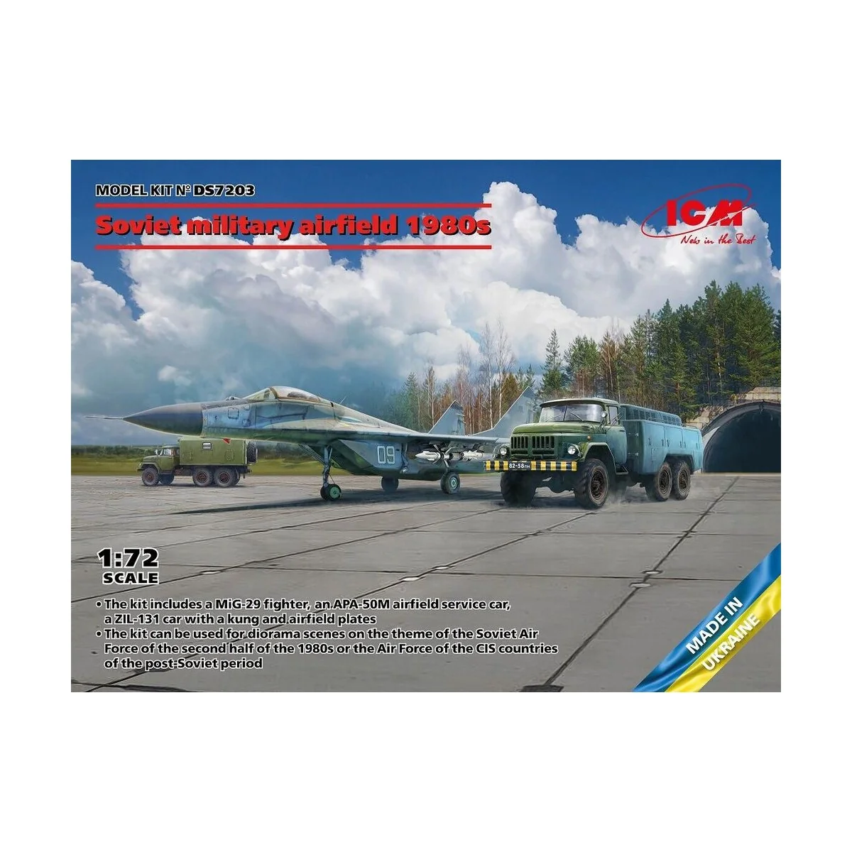 Soviet military airfield 1980s(Mikoyan-29 9-13,APA-50M(ZiL-131),ATZ...