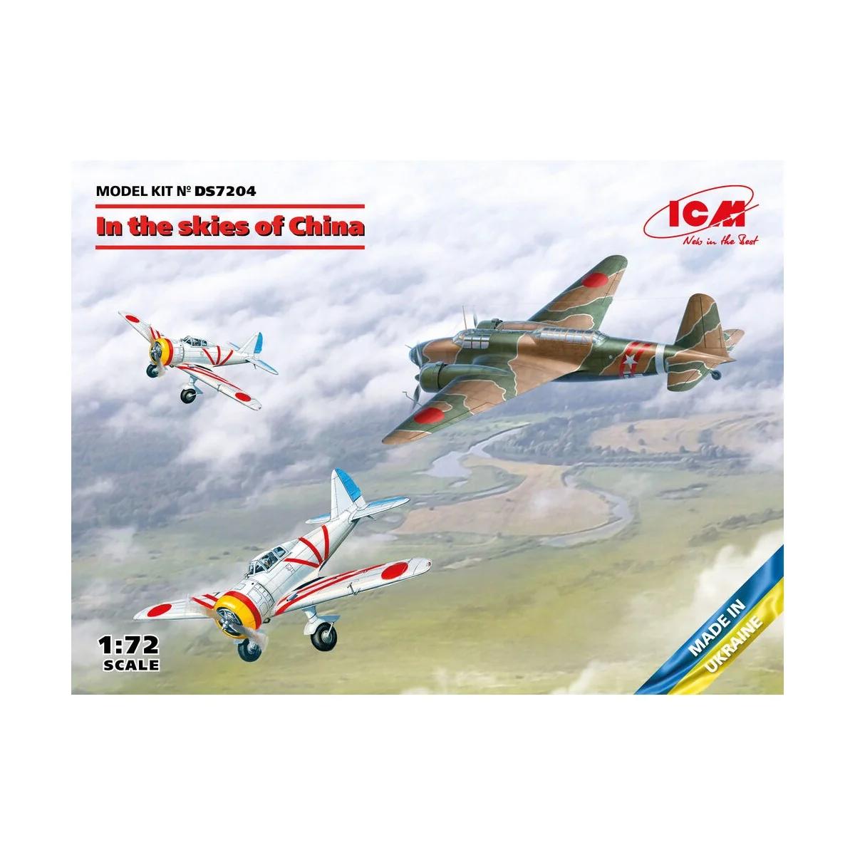 In the skies of China (Ki-21-Ia, Ki-27a), 1/72 - ICM DS7204