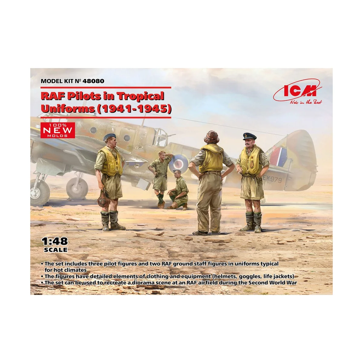 RAF Pilots in Tropical Uniforms (1941-1945) (100% new molds), 1/48 ... RAF Pilots in Tropical Uniforms (1941-1945) (100% new molds), 1/48 ...