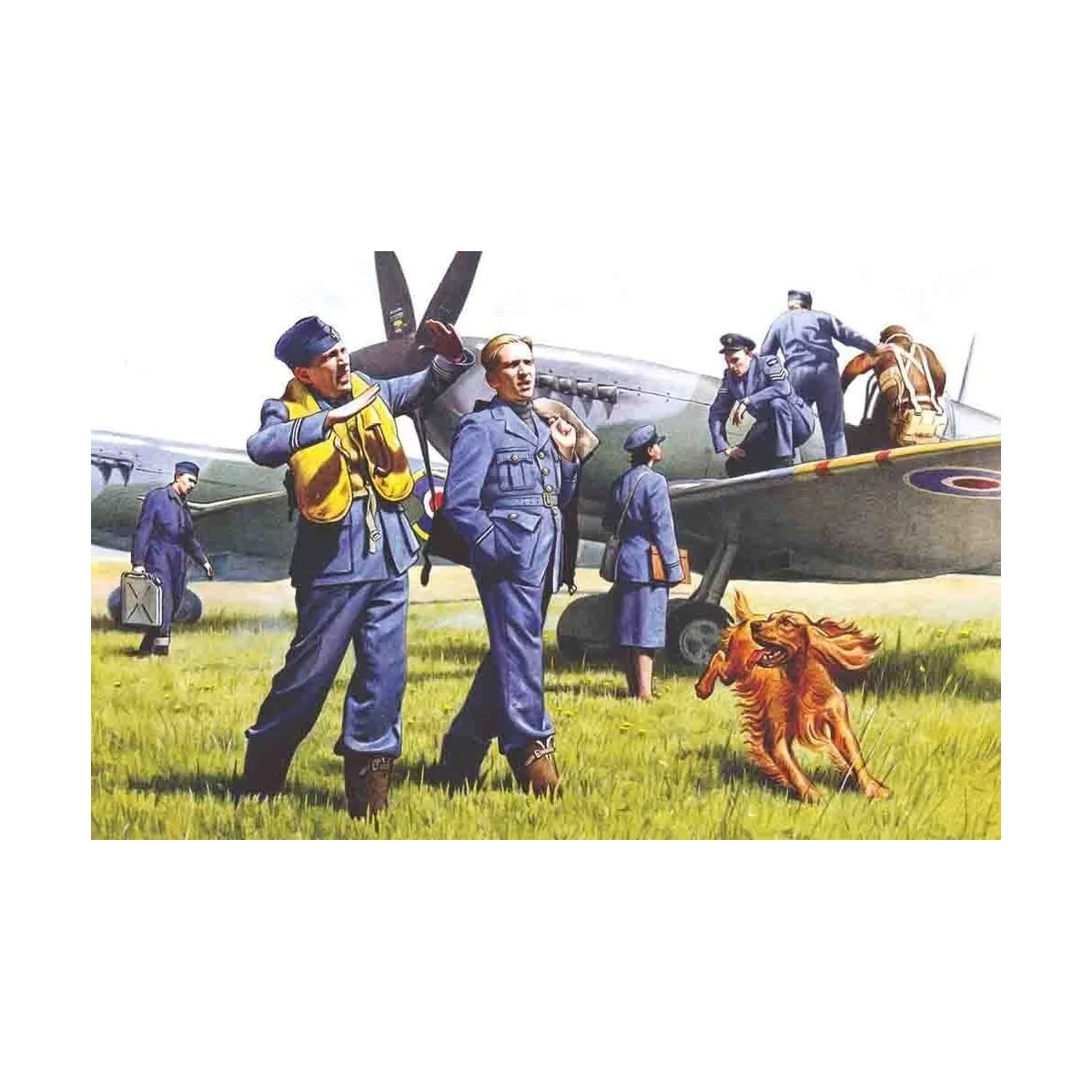 RAF Plioten und Bodenpersonal, 1/48 - ICM 48081