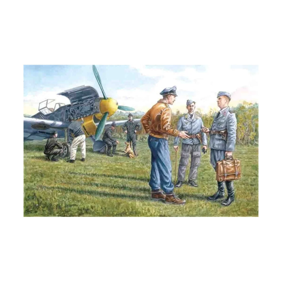 Bodenpersonal der Deutschen Luftwaffe 1939-45, 1/48 - ICM 48085 Bodenpersonal der Deutschen Luftwaffe 1939-45, 1/48 - ICM 48085