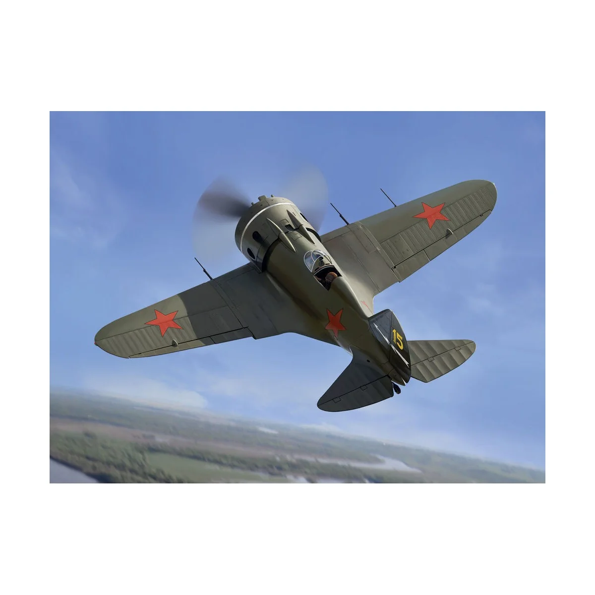 I-16 type 28 WWII Soviet Fighter, 1/48 - ICM 48098