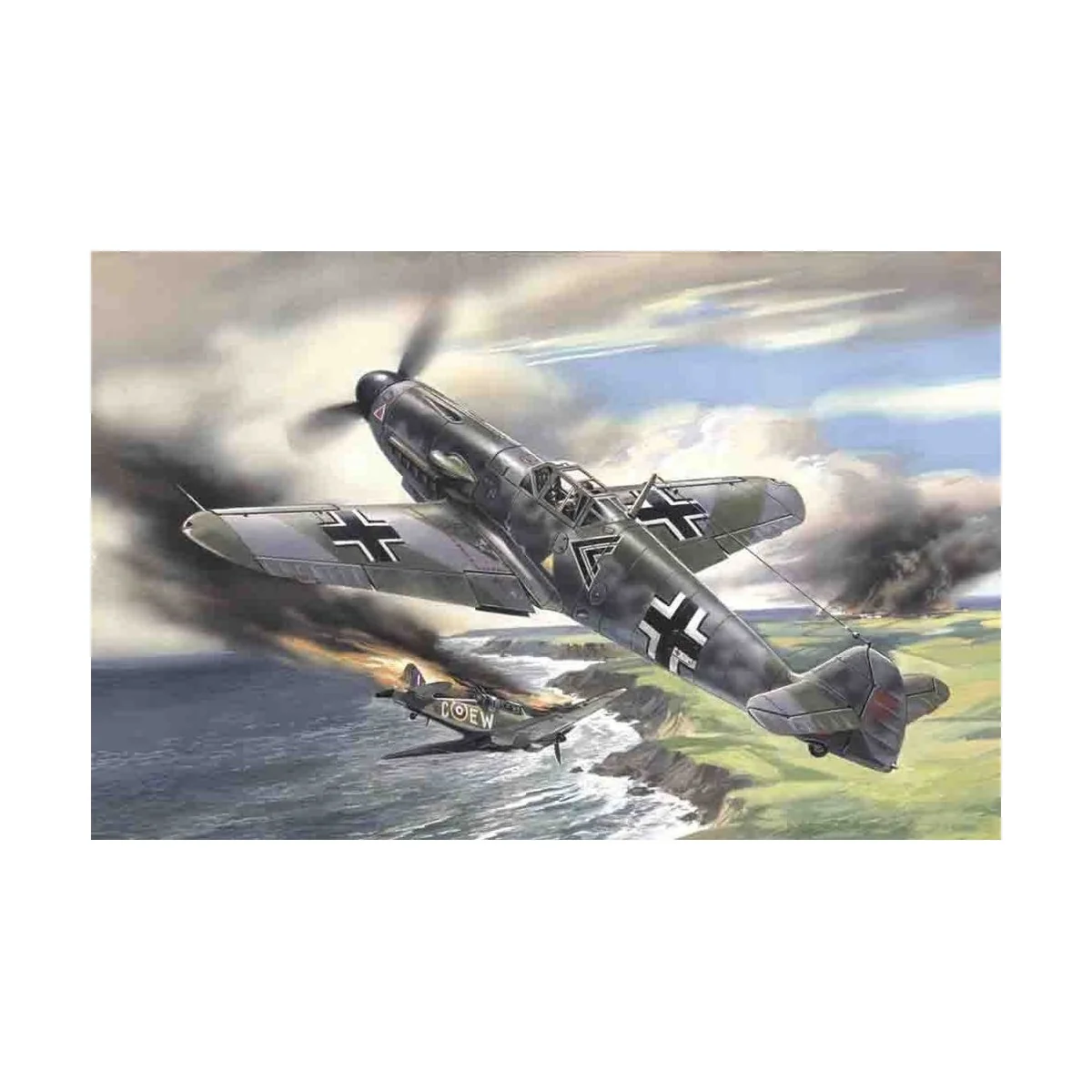 Messerschmitt Bf 109F-2 WWII - ICM 48102